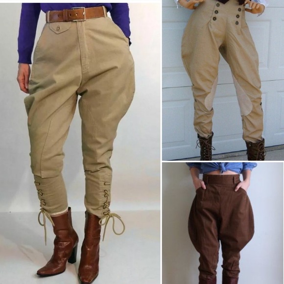 Vintage Polo Ralph Lauren Lace Up Jodhpurs Riding Pants Made in USA - Picture 9 of 9